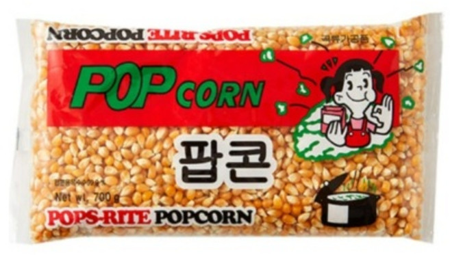 뚜레반 팝콘 700g 팝콘옥수수 강냉이, 3개