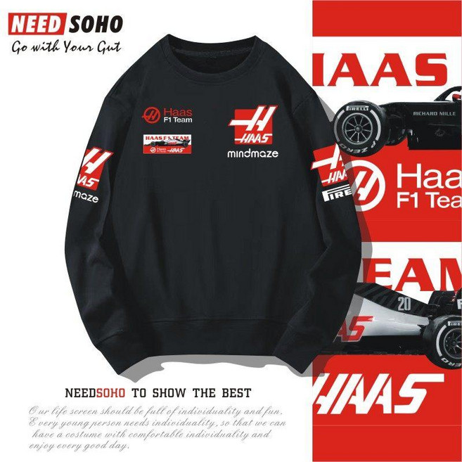 남자 레이싱 티셔츠 마킹 기모 가을 맨투맨 F1 로고