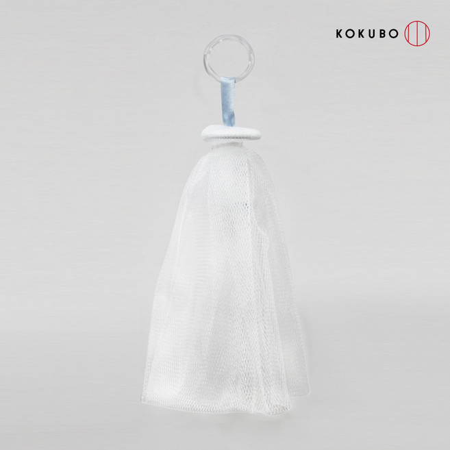 [코쿠보] 일본 세안용거품망 휘핑세안 거품망 비누넷 메쉬 거품세안 미용소품 클렌징폼 세안거품망, 1개