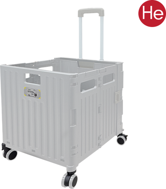 4세대 이지카트 XL접이식 폴딩 카트 쇼핑 핸드 시장 바구니 손수레 마트 캐리어, 1개, 그레이