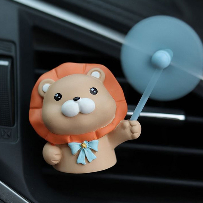 차량용 송풍구 악세사리 꾸미기 클립소품, 1개, 2