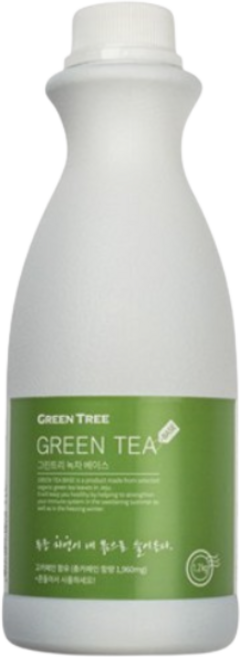 GreenTree 녹차 베이스, 1.2kg, 1개입, 3개