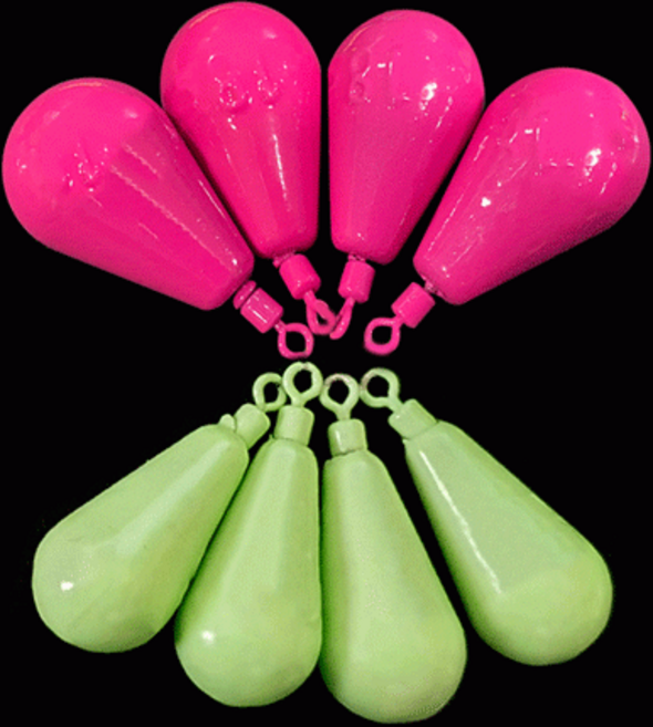 야광봉돌 야광추 핑크 그린 쭈꾸미 갑오징어 10-40호, 1개