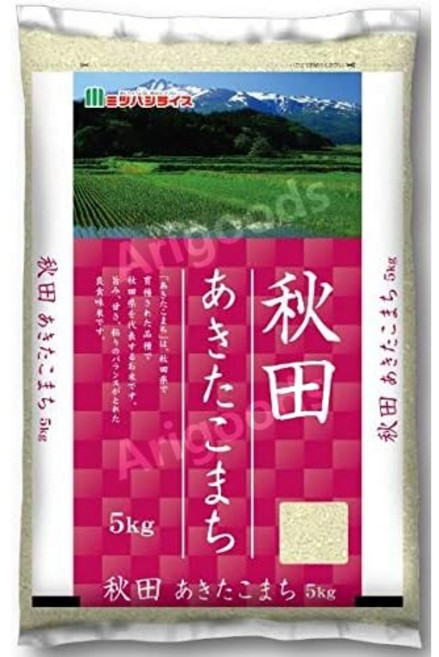 일본 미츠하시 아키타현산 아키타코마치 정미 5kg, 1개