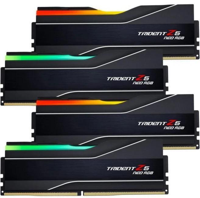 G.SKILL 트라이던트 Z5 네오 RGB 시리즈 DDR5 램 AMD Expo 256GB 4x64GB 6000MTs CL36444496 1.25V 데스크탑 컴퓨터 메모리 UDI, 256GB (4x 64GB), DDR5-6000 36-44-44-96 1.25V, Matte Black - 쿠팡