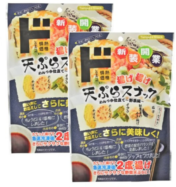 돈키호테 덴뿌라 야채튀김스낵, 2개, 100g