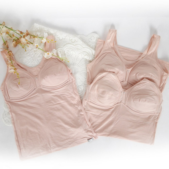 젤로조아 여성 모달 얇은캡 브라런닝 노와이어 빅사이즈 일체형 캡브라런닝