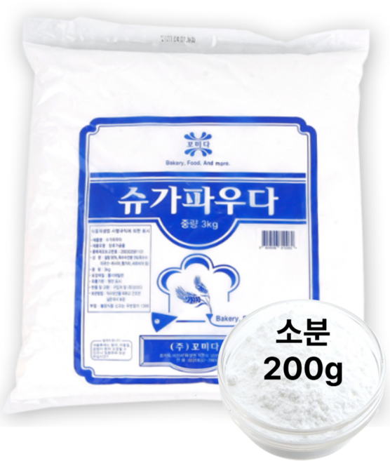 쿠킹스토리 슈가파우더, 200g, 1개