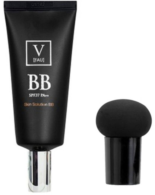 FAU Skin Solution SPF37 PA 輕盈遮瑕 持久防曬 打造自然透亮美肌, BB霜贈小粉撲, 50g, 1個