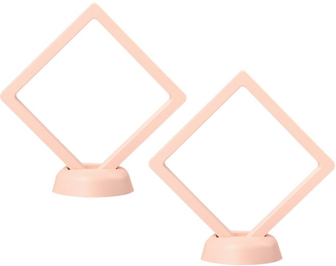 나비닷 3D액자 굿즈 메달 탯줄 보관액자 2P, 2개, 라이트핑크