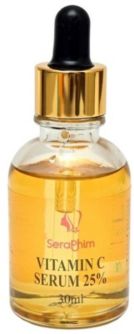 세라핌(Seraphim) 고농축 순수 비타민 C 세럼 25% 병원용 화장품 피부샵 앰플 화이트닝 톤업 재생 미백, 30ml, 1개