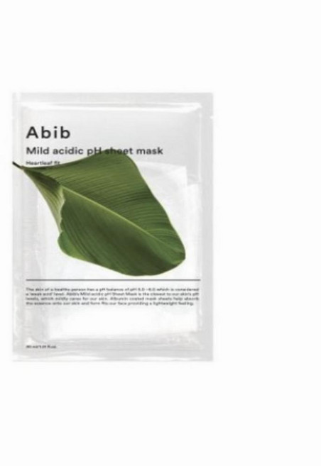 아비브 약산성 pH 시트 마스크 어성초 핏, 1개입, 100개