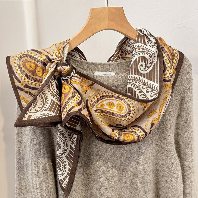 온더레드 양면 스카프 가벼운 머플러