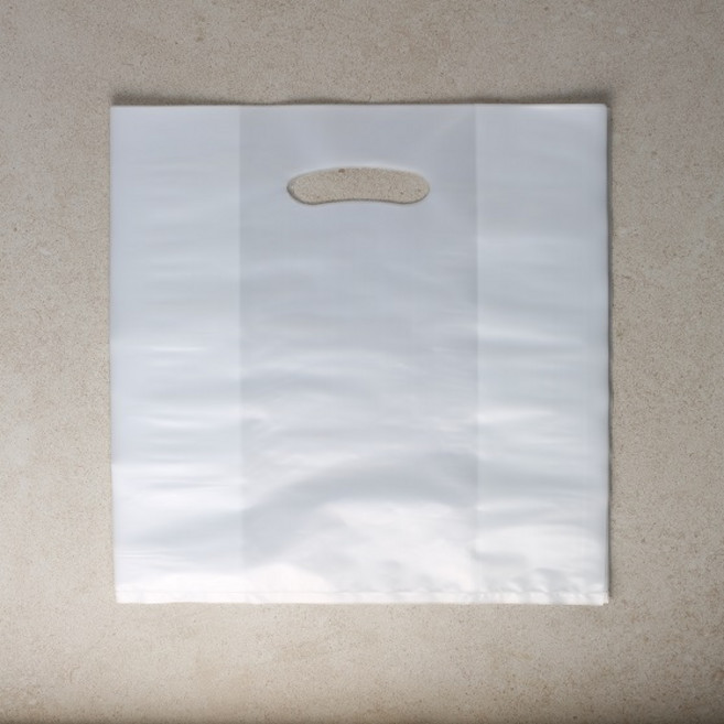 [비닐몰] HD 비닐쇼핑백 반투명 무지 100매, 무지 (중)