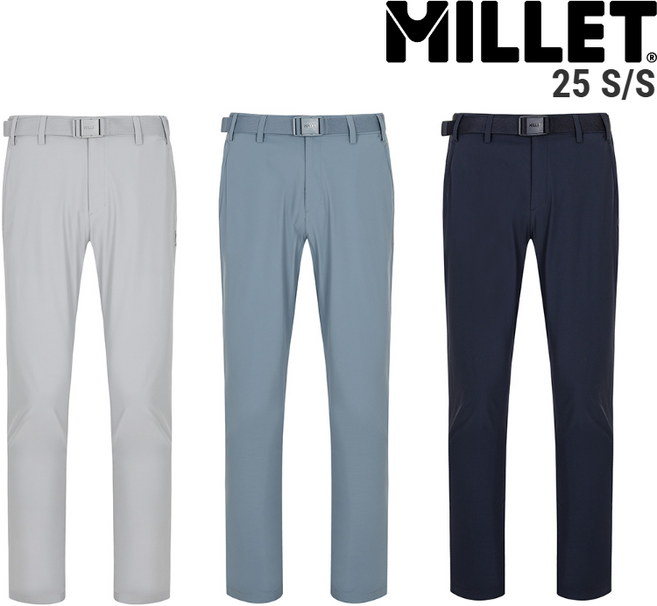 밀레 [여름] 남자 손에 닿기만 해도 아주 시원한 느낌의 쿨 소재를 사용한 기능성 냉감 팬츠