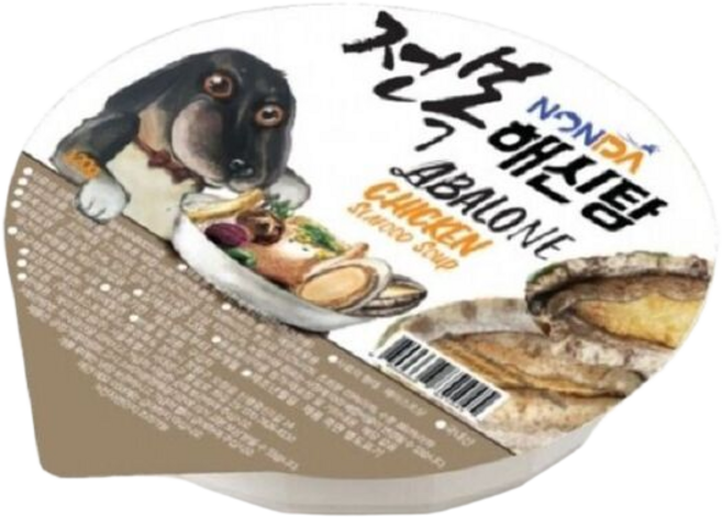 논다 전복 해신탕 120g x 6개입 강아지용, 6개