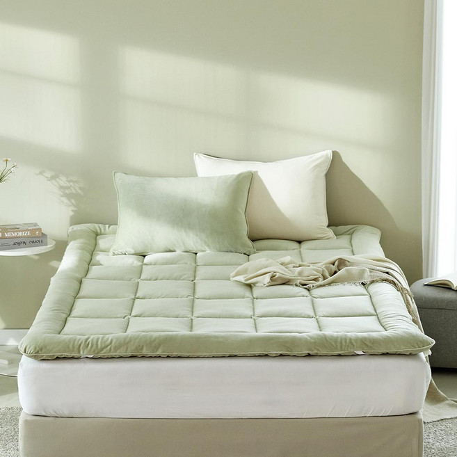 모던하우스분당점 말랑찰떡 극세사 싱글토퍼 그린