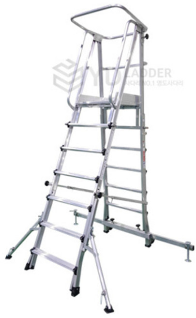 영도 안전발판 사다리 말비계 높이조절 YDP-30 7단