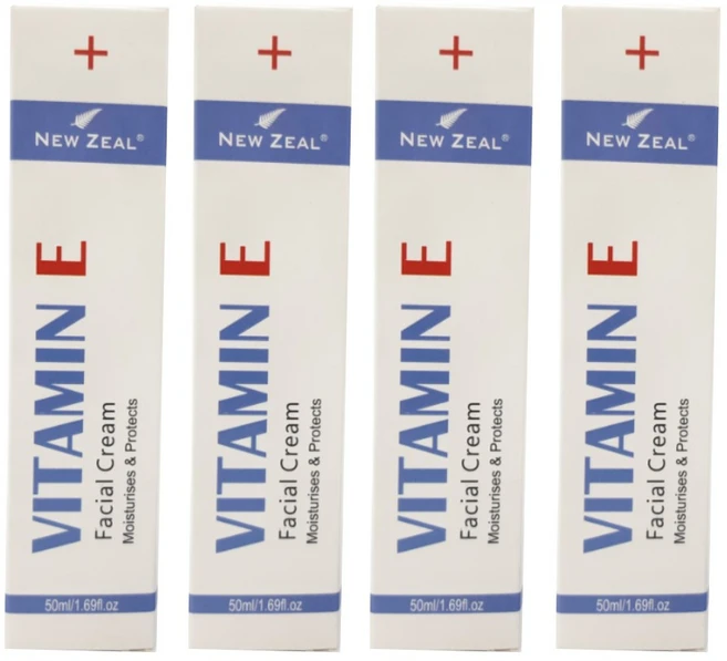 뉴질랜드 뉴질 비타민E 페이셜 크림, 4개, 50ml - 쿠팡