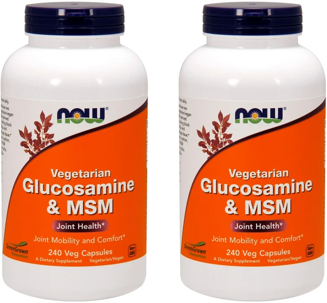 나우푸드 베지테리안 글루코사민 & MSM 베지 캡슐, 240정, 2개 - 쿠팡