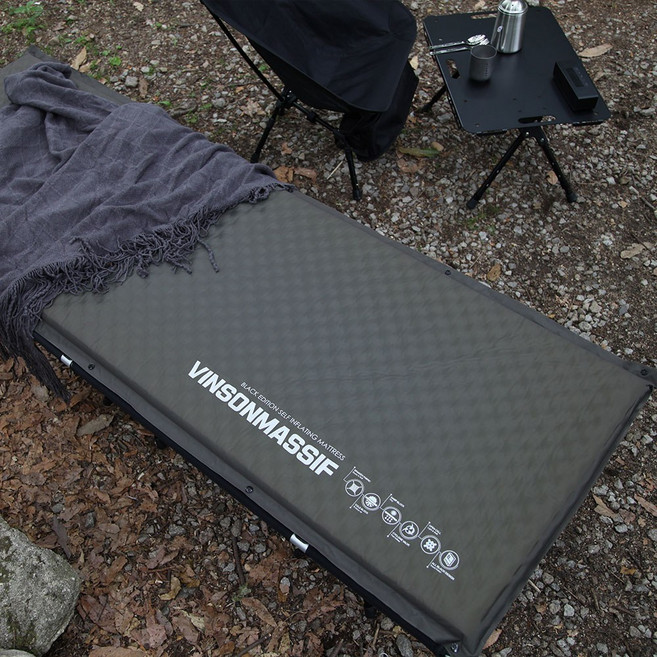 [빈슨메시프] 자충 매트 시그니처 싱글 더블 캠핑 자충 에어매트 휴대용 매트리스 5cm 8cm