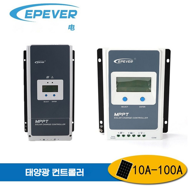 패널 충전 태양광 컨트롤러 MPPT 방식 12V24V자동 제어 10A 20A 30A 40A 60A 80A, Tracer1206AN PV60V, 1개