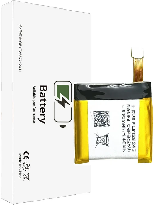 2025년 390mAh PL 512524 Huami Amazfit Tyrannosaurus T-rex Pro Verge Lite A1918 A1801 GTR 배터리용 G, 01 PL512524G 1Pcs, 01 CHINA