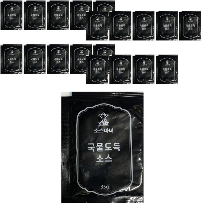 소스마녀 멸치 국물도둑 소스 35g, 20개