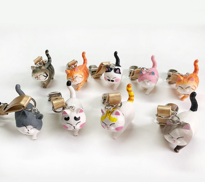 턴트골프 살금 고양이 퍼터키퍼 퍼터커버홀더, 눈썹냥, 눈썹냥, 1개