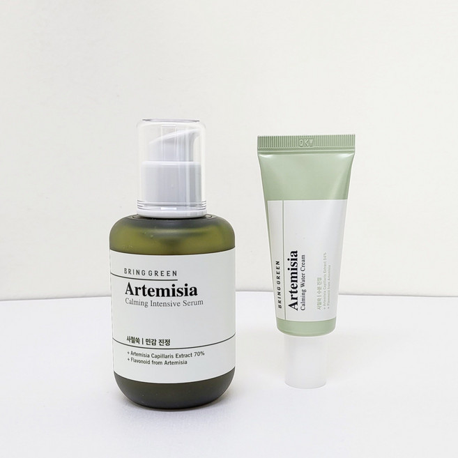 브링그린 사철쑥 카밍 인텐시브 세럼 80mL + 수분크림20mL(증정), 1개