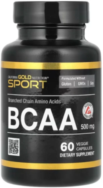 캘리포니아골드 BCAA 분지사슬아미노산 500mg 60 베지 캡슐 (2개월분), 1개 - 쿠팡
