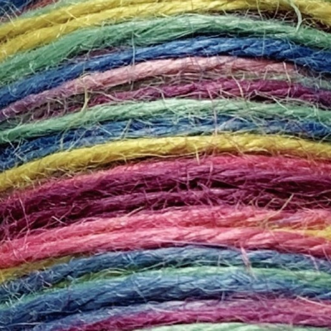 台孟牌 麻繩 1.5mm, 五彩麻, 1個