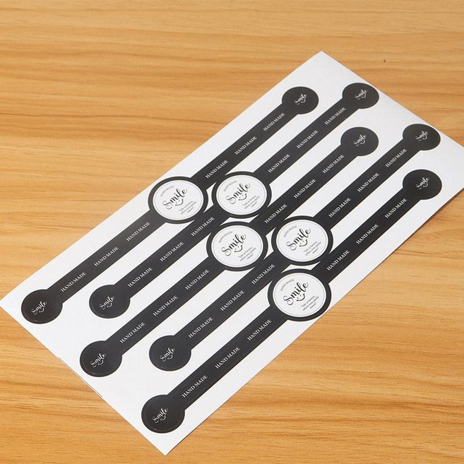 답례품 용기 쿠키 포장 카다이프 마시멜로우 쫀득 만들기, 1개, 스마일리 페이스 100개