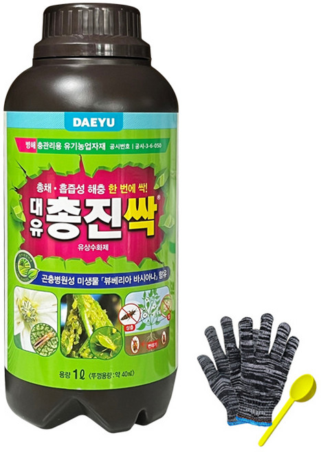 총진싹 병해충 관리 토양관리 유기농 백강균, 1L, 1개