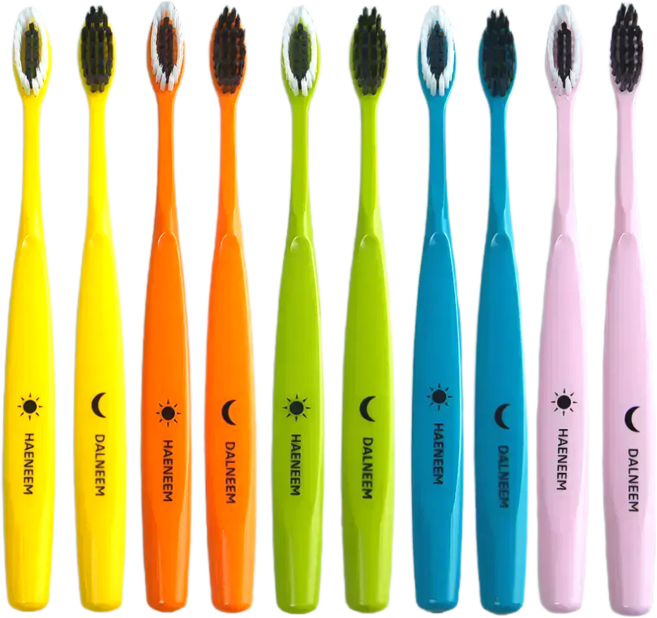 기능성 해님달님 칫솔 색상별 5세트