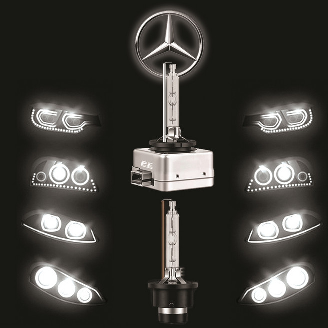 벤츠 CLS HID 헤드램프 D1S 자동차 전조등 2개 cclass, HID 4300K D1S-(황색)2개