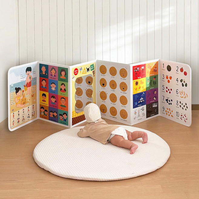 엔밀리밀리 아기병풍 컴플리트 플러스 터미타임 6단, 1개