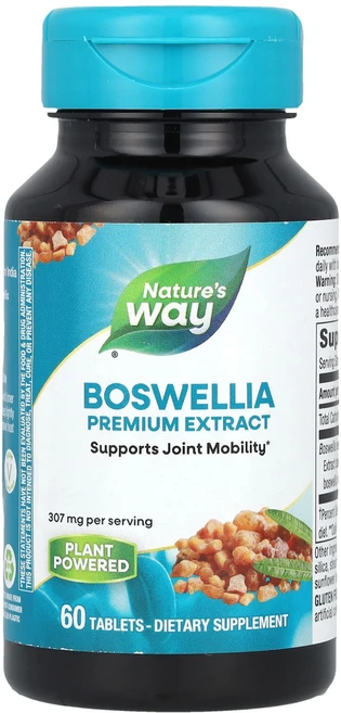 Nature's Way 보스웰리아 프리미엄 추출물 307mg 60정, NaturesWay보스웰리아프리미엄추출물307mg60정, 1개 - 쿠팡