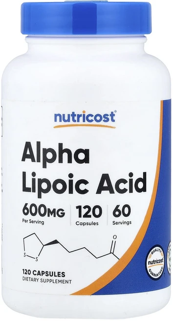 뉴트리코스트 알파리포산 300mg 120 캡슐, 120정, 5개 - 쿠팡