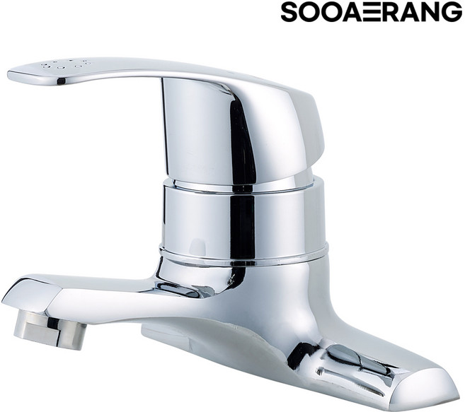 국산 수애랑 4인치 세면기수전 세면대수전 SMF-103 투홀수전, 1개