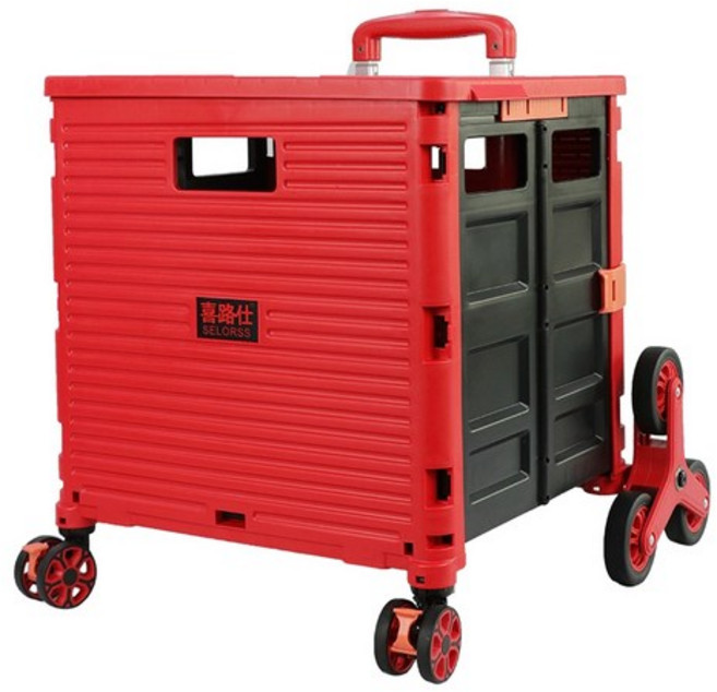 소미아 프리미엄 만능 클라이머 카트 + 뚜껑, red, 1개