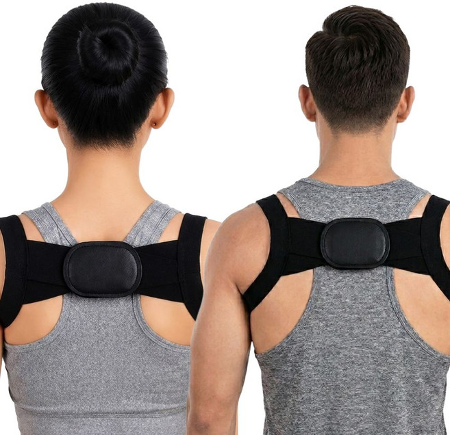 앤앤즈 바른 자세 어깨 교정 밴드 블랙, 1개