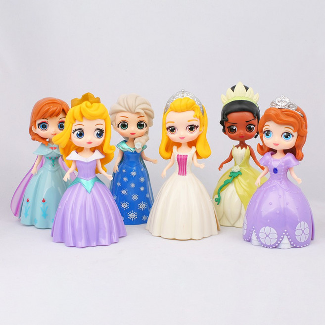 캐보트 클립 마론 공주 인형 피규어 옷 갈아입히기 베이비돌 미니돌 세트 여아 아기 장난감 마론인형, [옵션1] 18종 12cm 클립 마론 인형 피규어, 1개