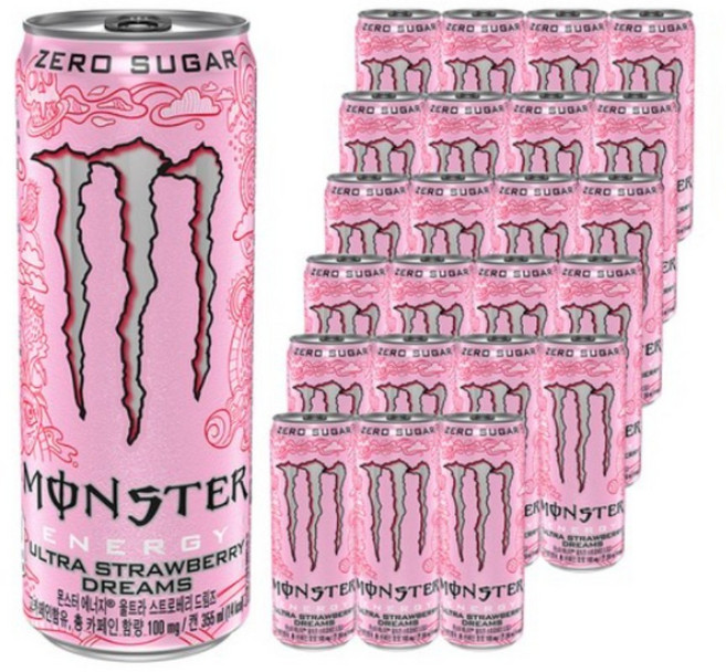 몬스터 에너지 스트로베리 드림즈 355ml x 8개입, 8개