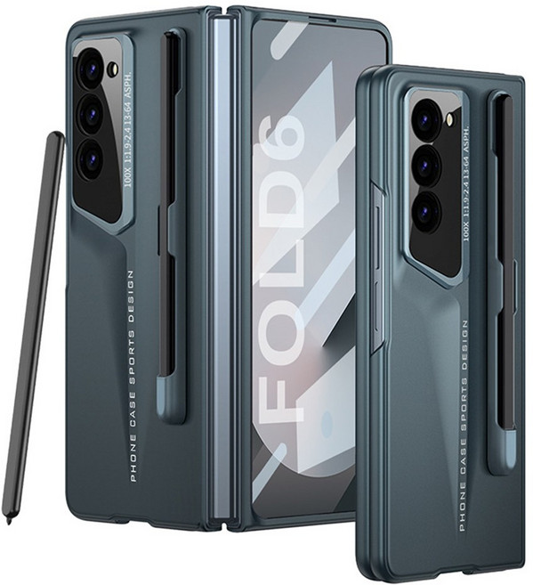 그리핀 갤럭시 Z 폴드6 케이스 S펜 수납 강화유리 필름 일체형 ZD64