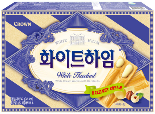 쵸코하임 화이트하임, 142g, 2개