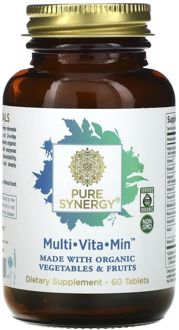 퓨어시너지 멀티 Vita Min 멀티비타민 60정, 1개 - 쿠팡