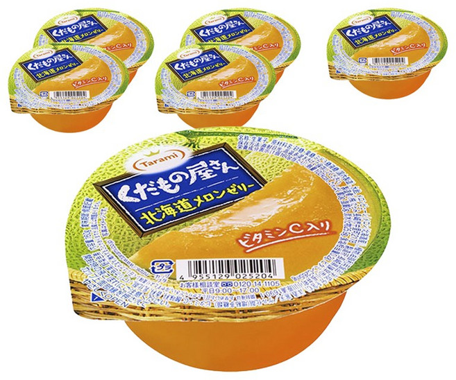 타라미 과일가게 홋카이도 멜론 젤리, 6개, 160g