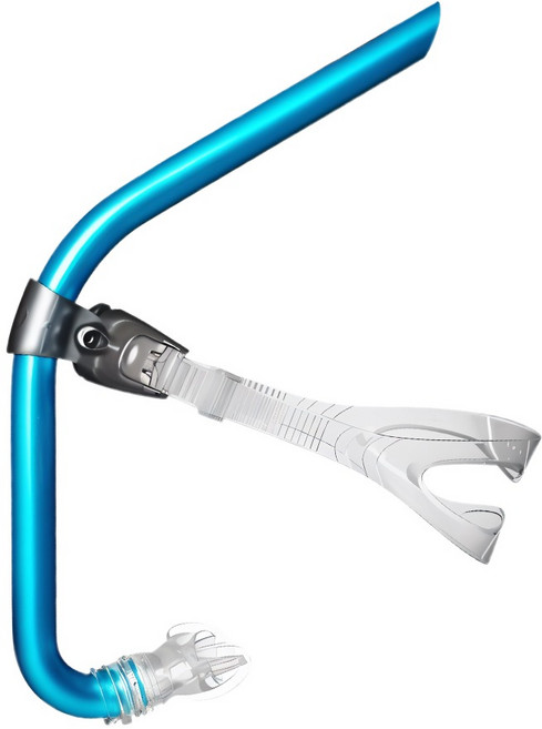 투사 알루미늄 센터스노클 자유형 전용 RHINO SP-0902 블루 수영훈련용품, SP-0902(자유형겸용)_BLUE