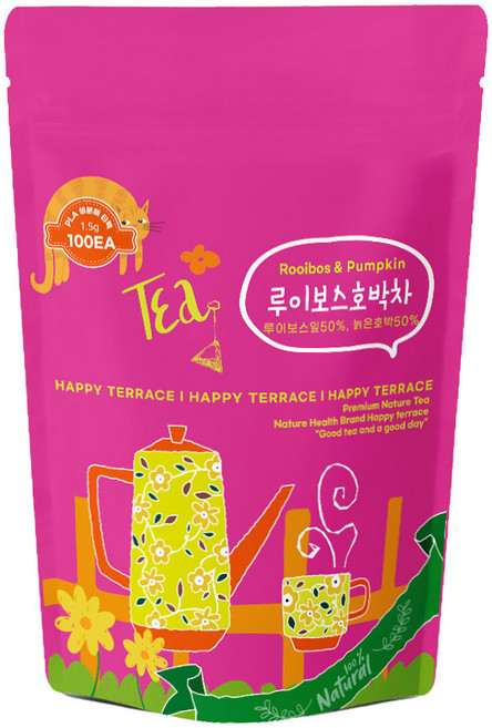 임산부 루이보스티 호박차 루이보스호박차, 1.5g, 1개, 100개입